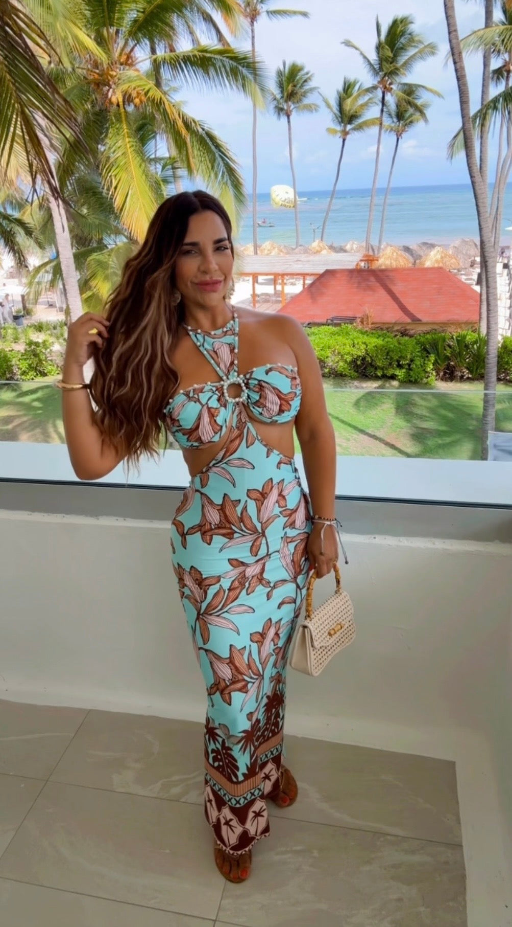 Palace Blue Pearl Dress (stretch) colección 🇨🇴