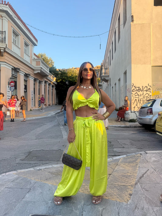 Atenas Green Set (spandex) le corté de largo