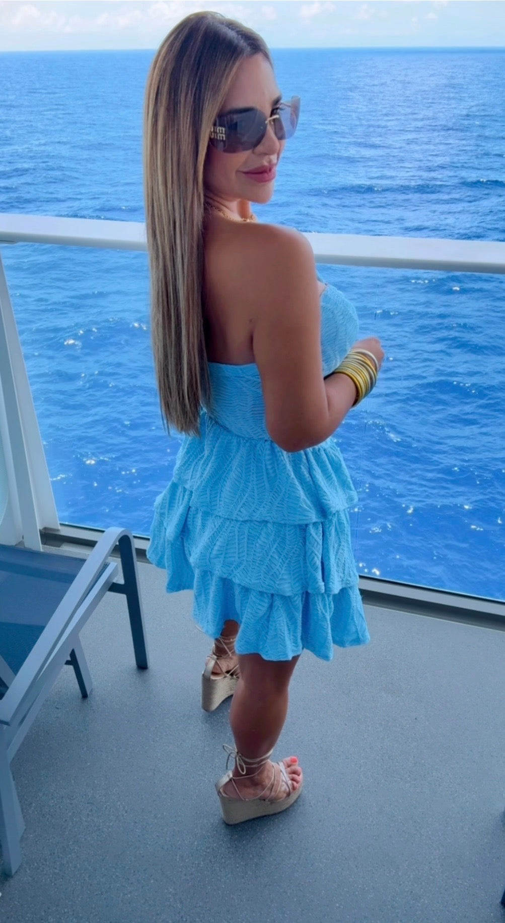 Wonder Starfish Blue Dress (spandex)