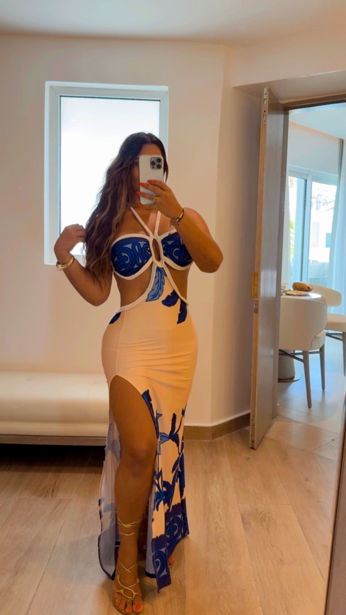 Samaná Royal Blue Boho Dress (stretch) colección 🇨🇴