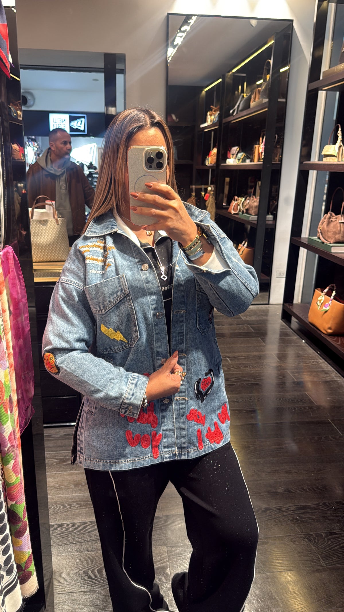 My Heart Denim Jacket (spandex)