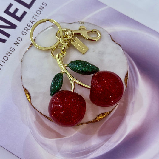Cherry Green Keychain