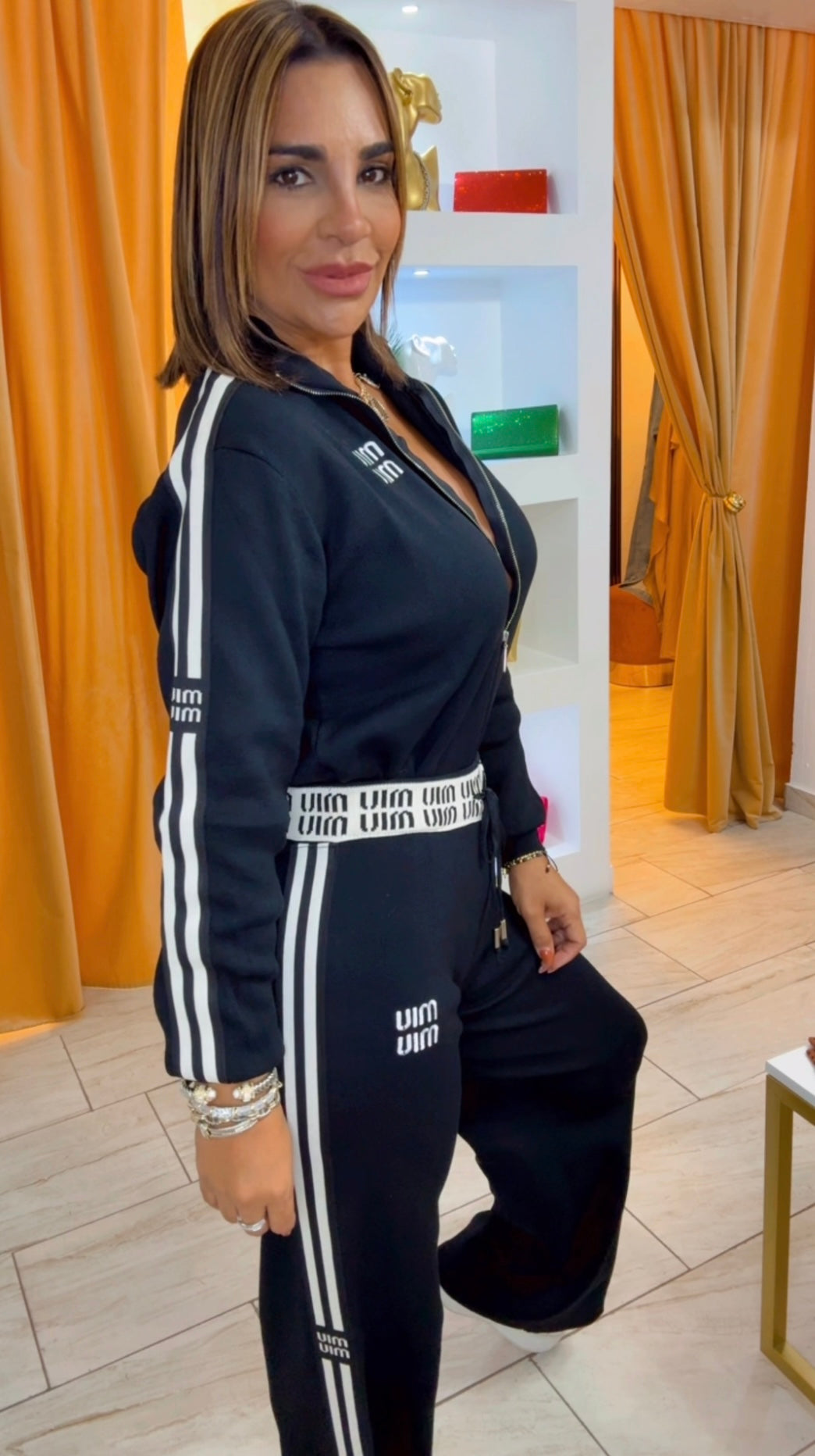 Miu Inspired Black Set (súper spandex)