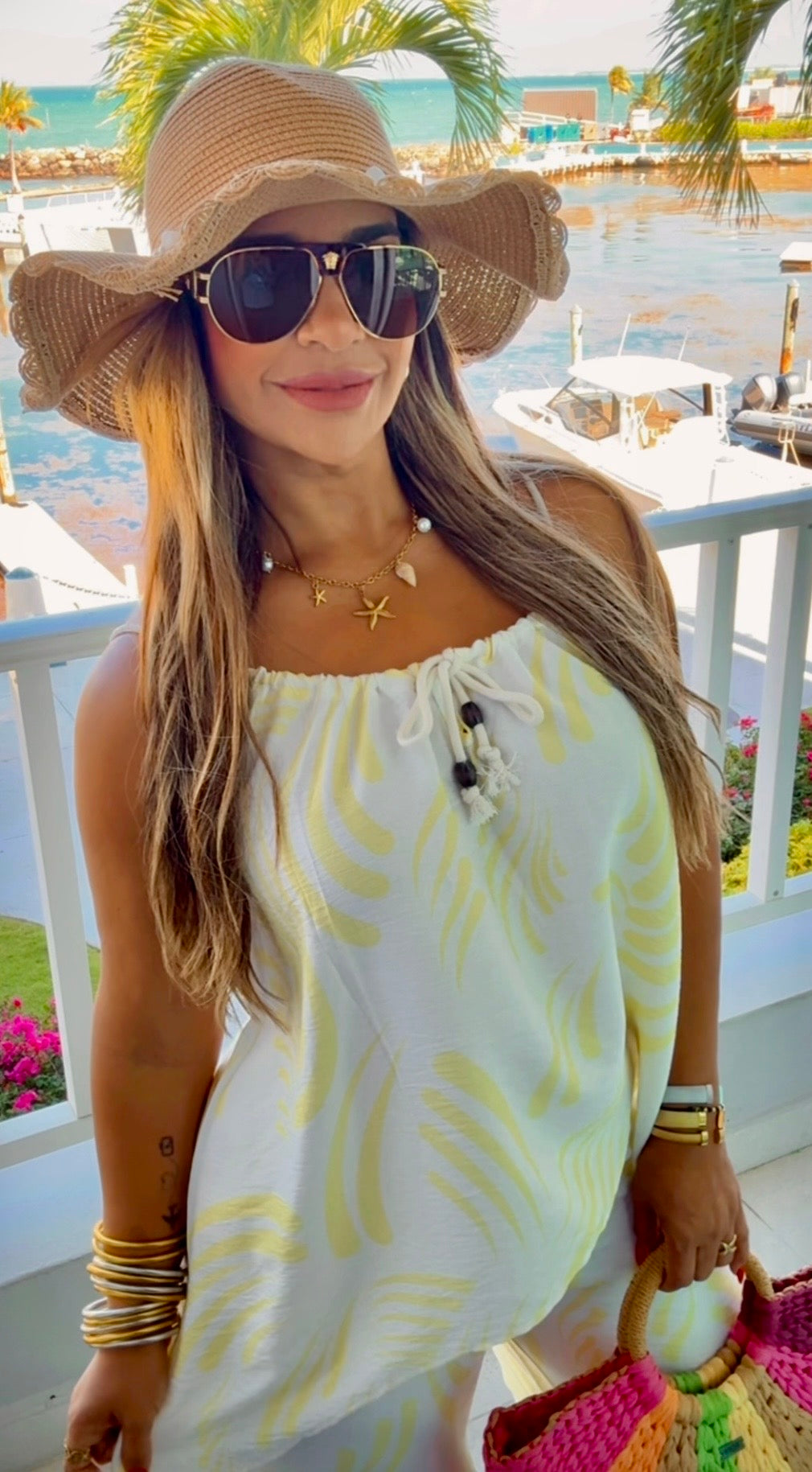 Las Olas Yellow Set (spandex) utilicé talla Small