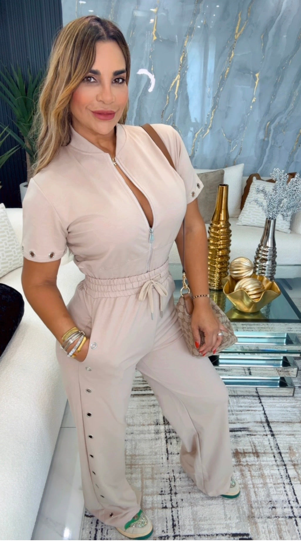 Atlantis Beige Travel Set (spandex)