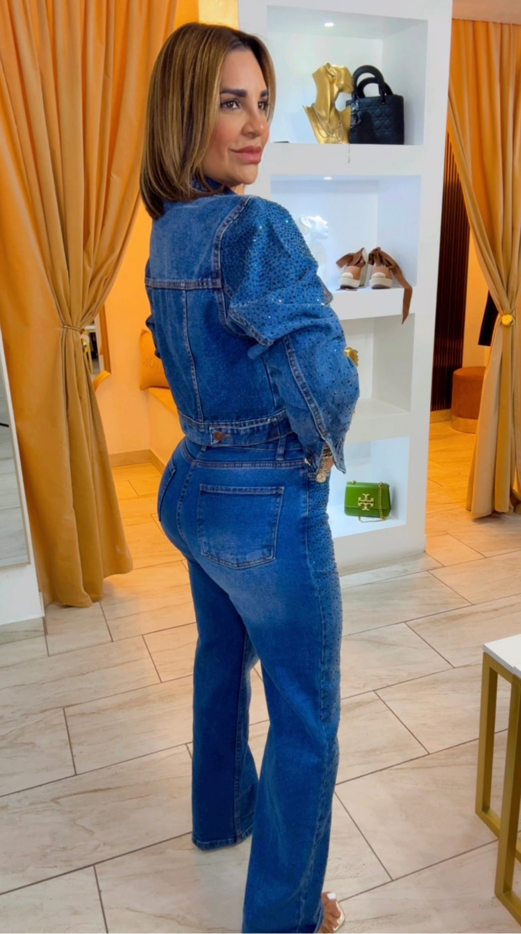 Stones Denim Pant (spandex) utilicé talla M