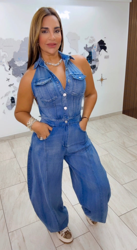 Toronto Denim Jumpsuit (utilicé talla Médium)
