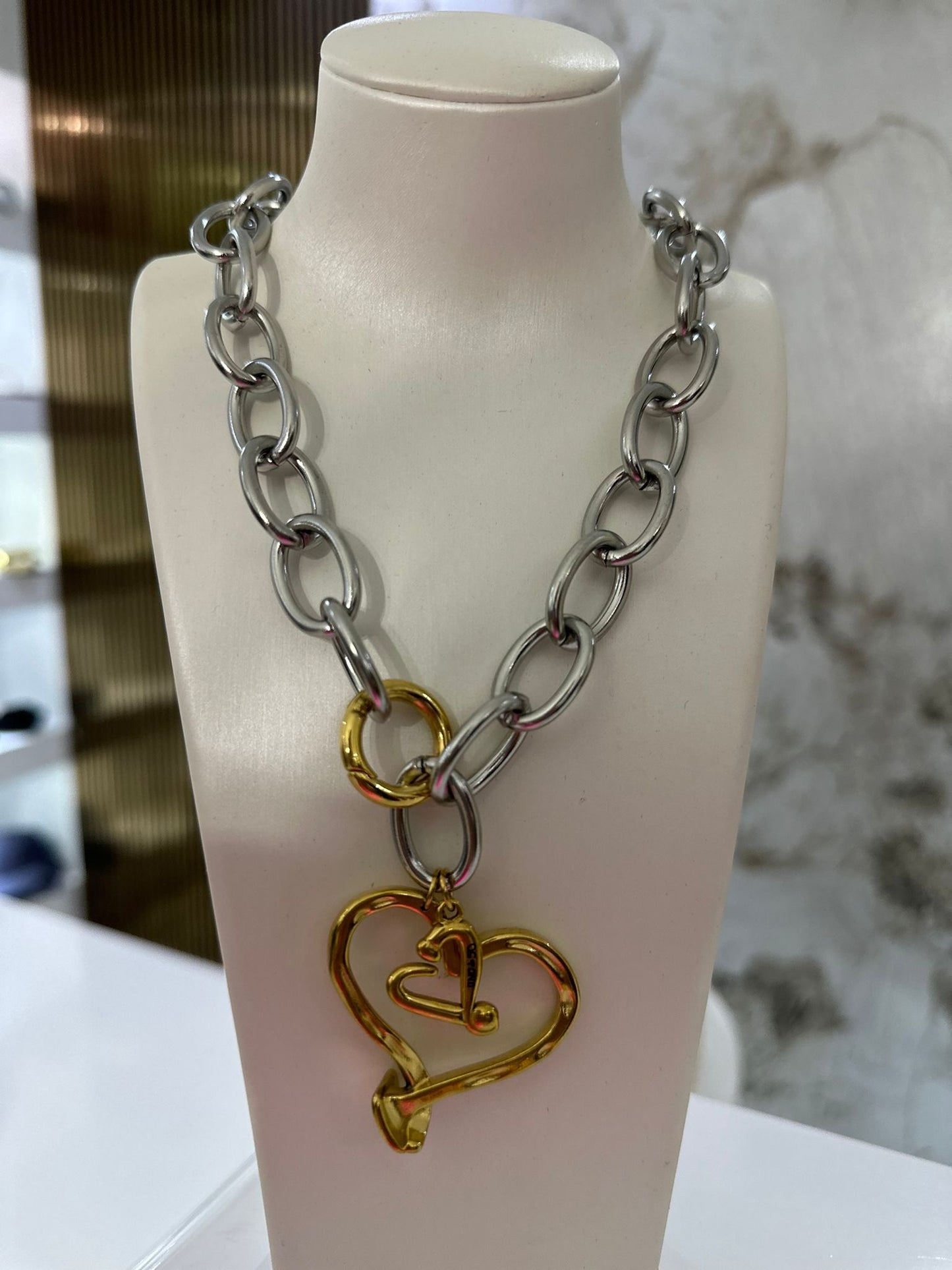 Bold Heart Necklace