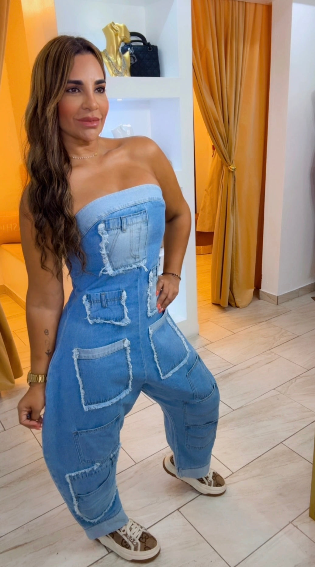 Mérida Denim Jumpsuit (utilicé talla Small)
