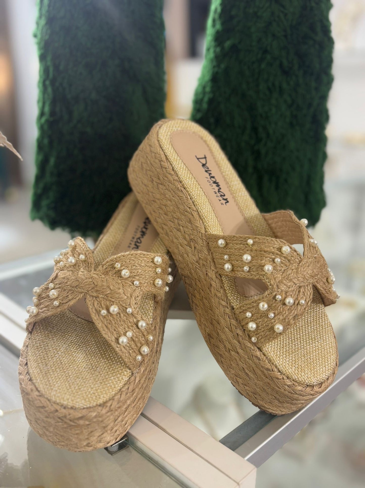 Chantal Pearl Beige Sandals