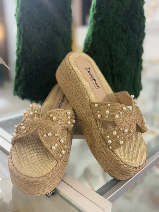 Chantal Pearl Beige Sandals