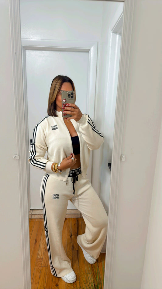 Miu Beige & Black Set (stretch)