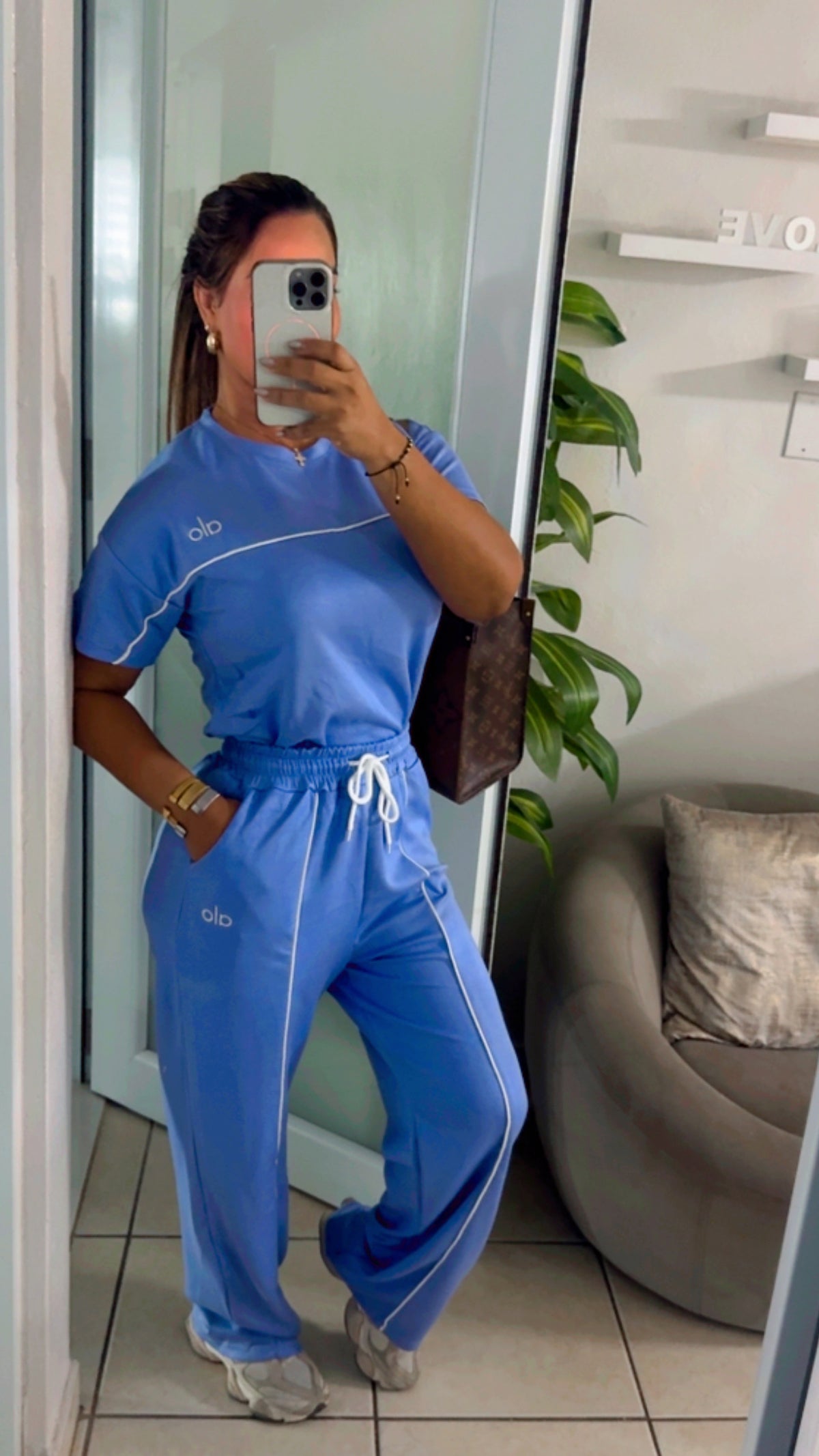 Alo Blue Set (spandex)