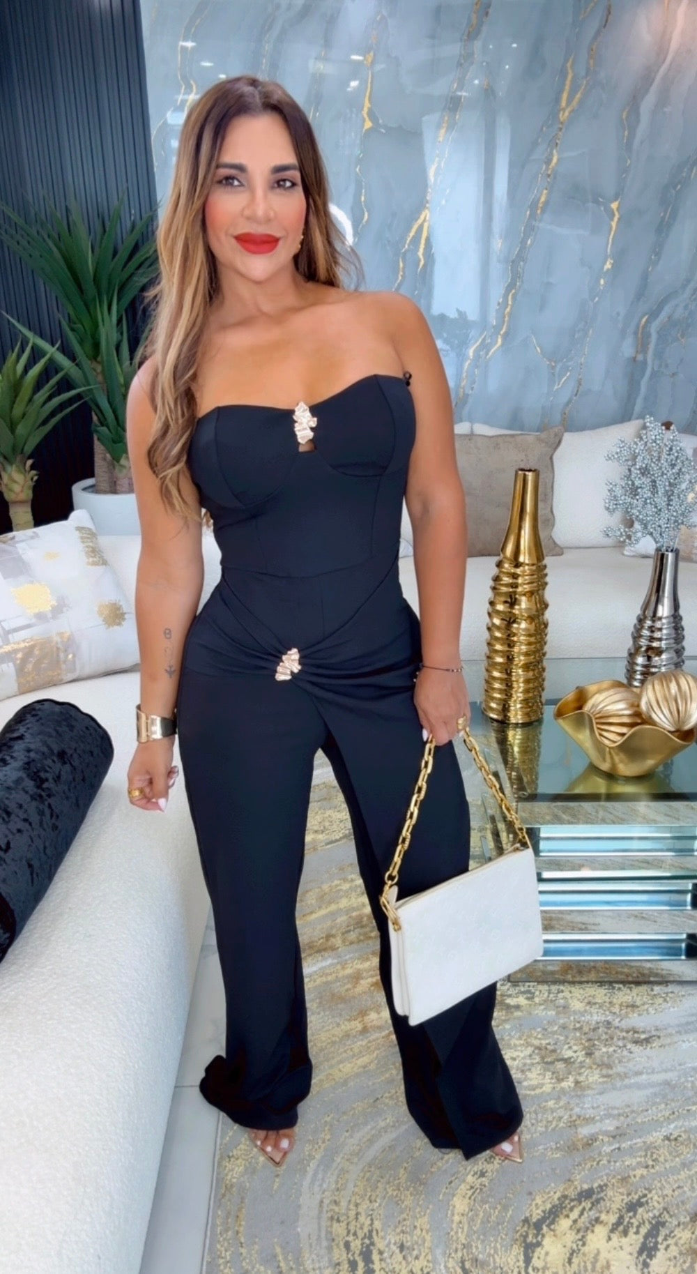 Gallery Black Jumpsuit (súper spandex)