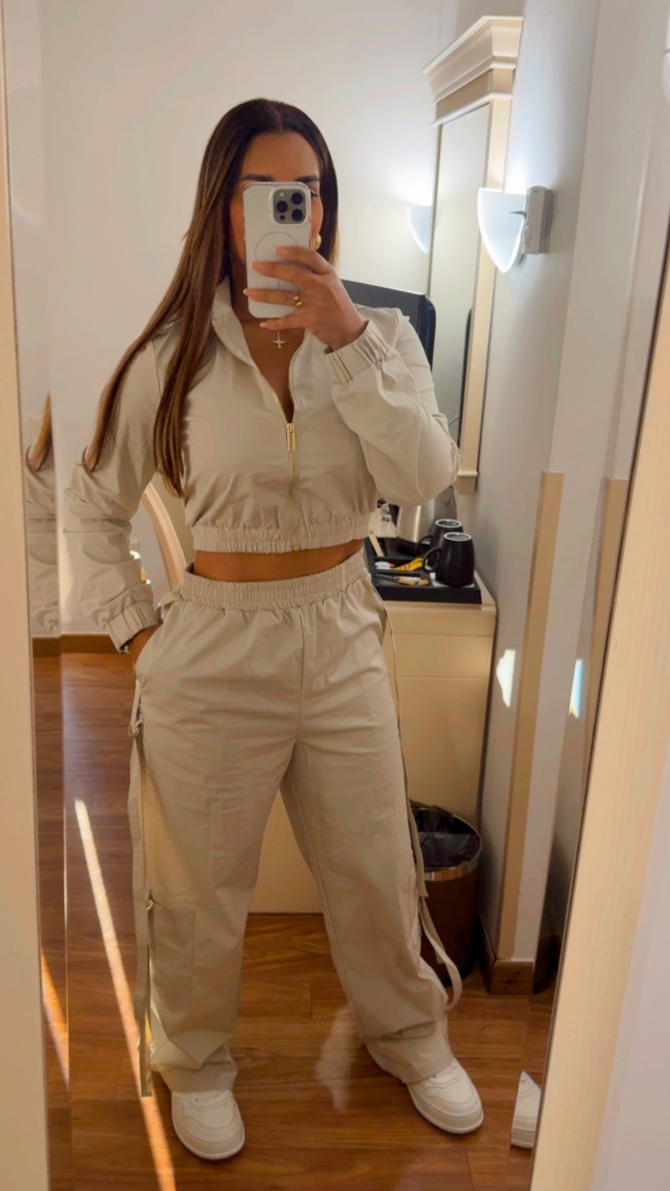 Pireo Beige Travel Set (spandex)