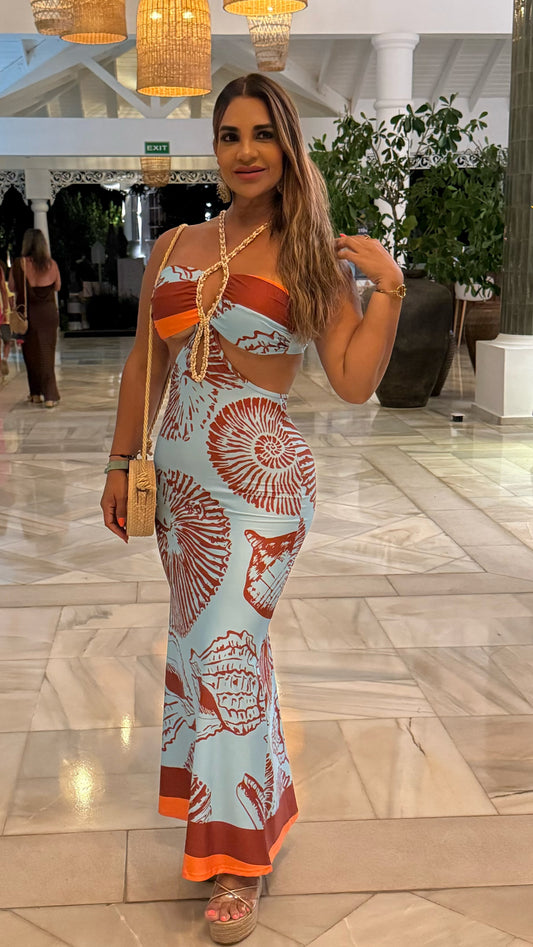 Bayahibe Blue Dress (spandex) colección 🇨🇴