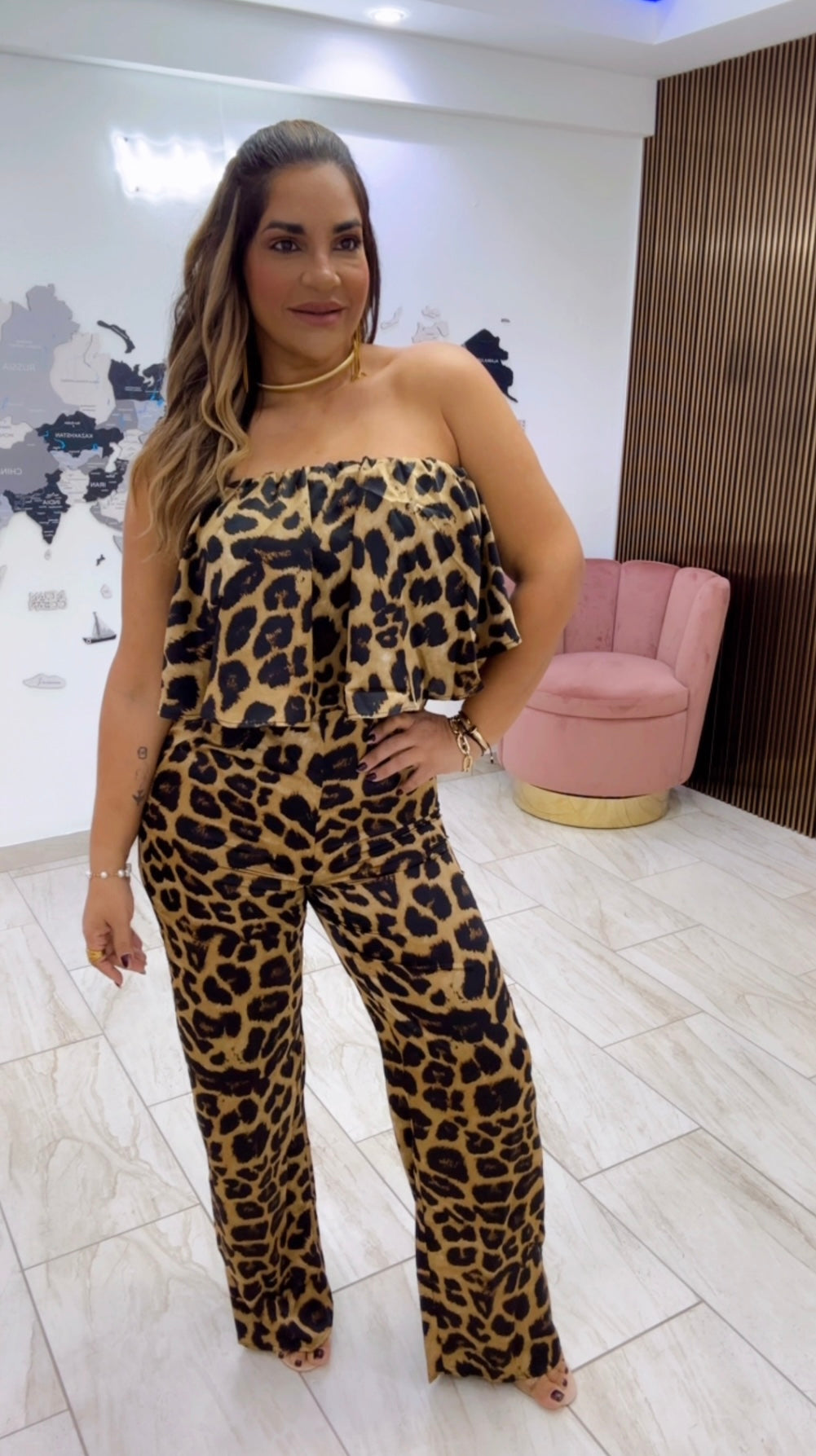 Leopard Jumpsuit (stretch)