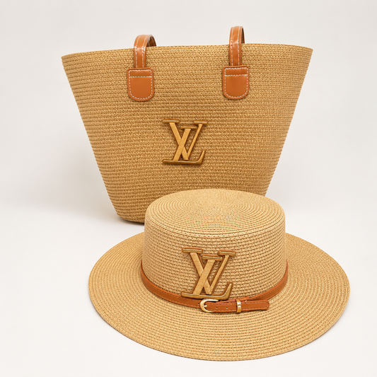 Vacation Boho Vibes Set (cartera y sombrero) Llegan el 15 de Agosto)