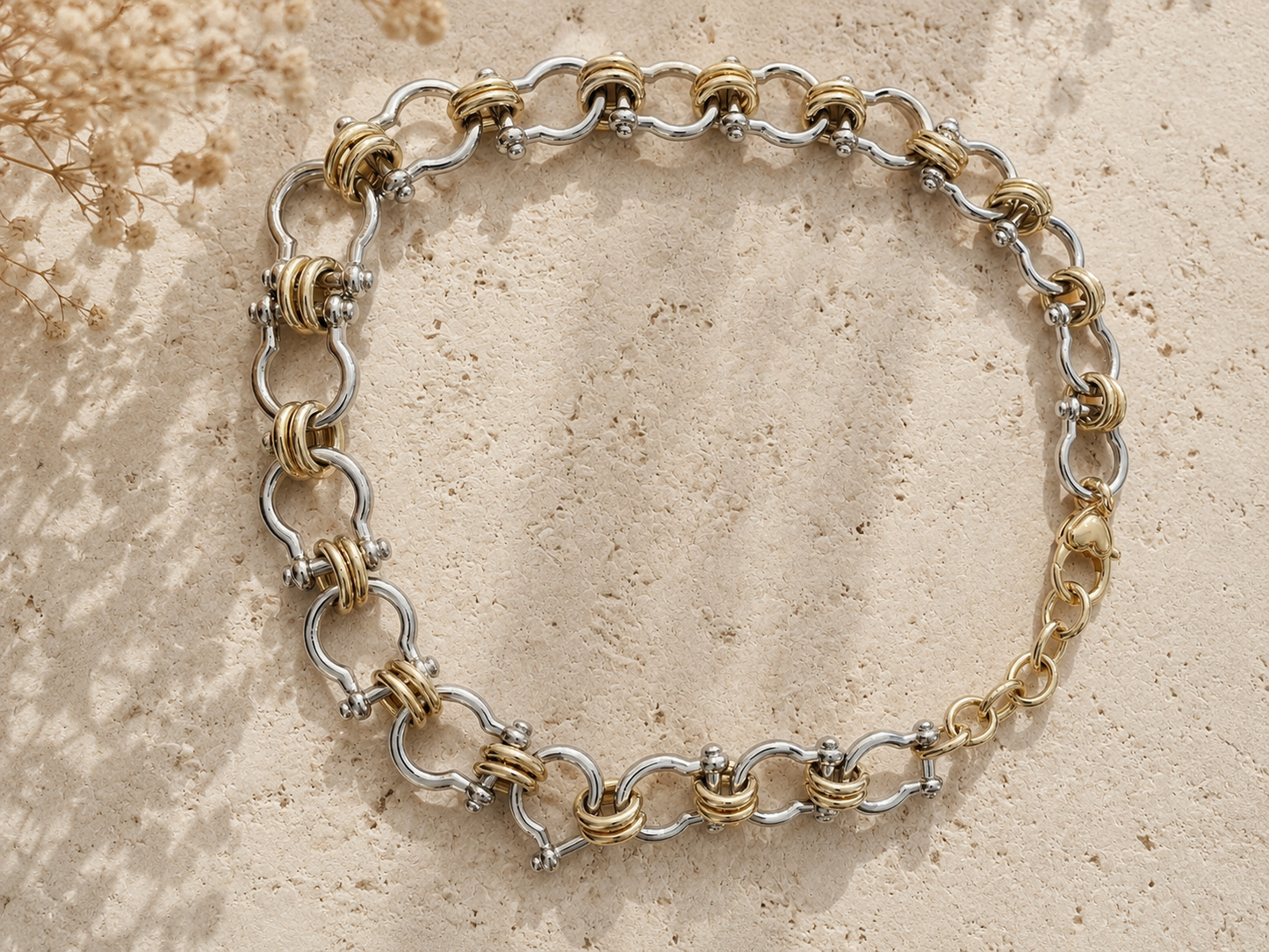 Britney 2 Tones Necklace