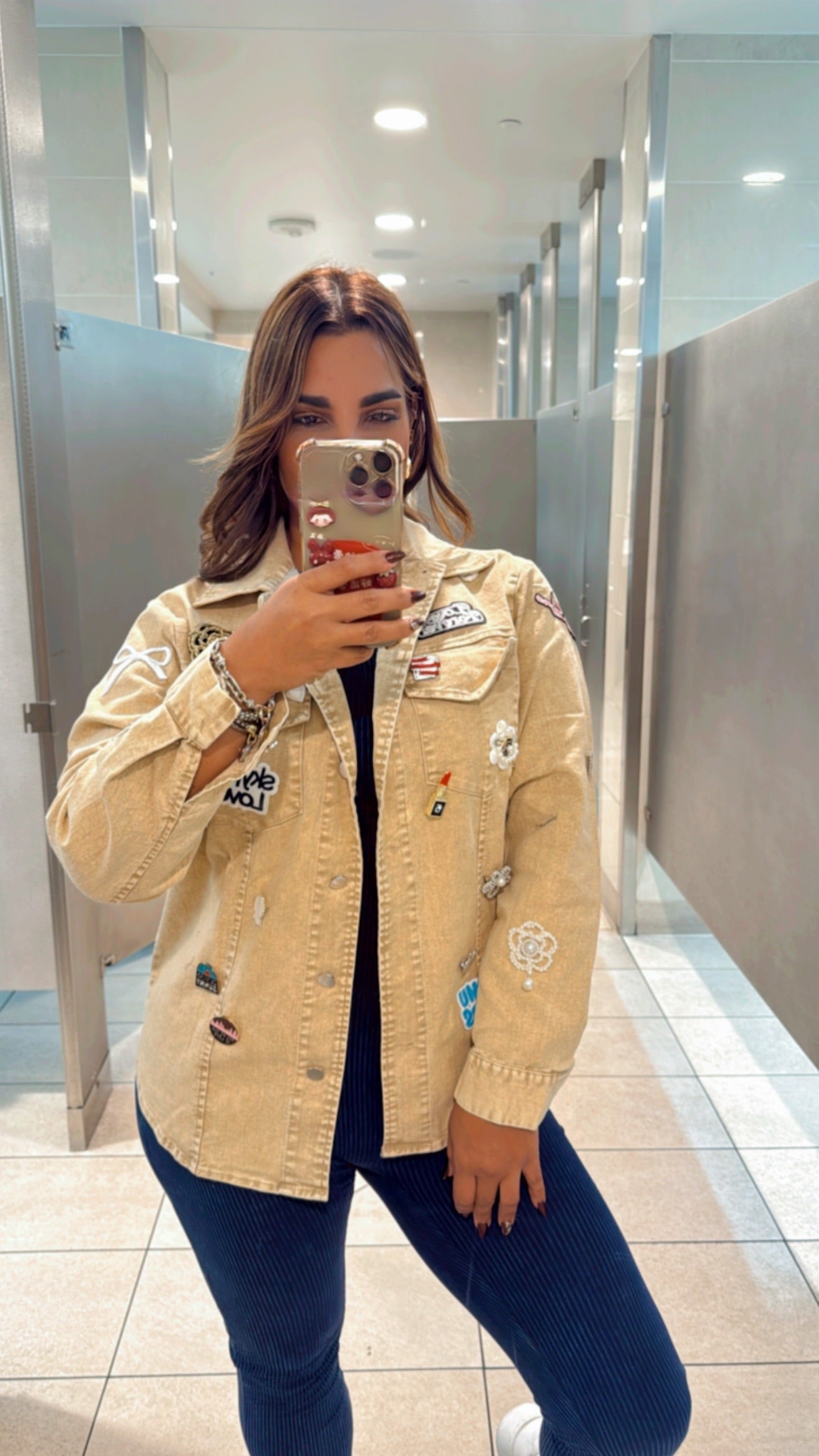 Chanel Camel oversized Jacket(stretch) utilicé talla Médium