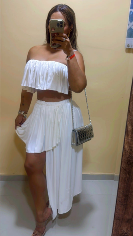 Punta Dorado White Set (doble forro) utilicé talla M