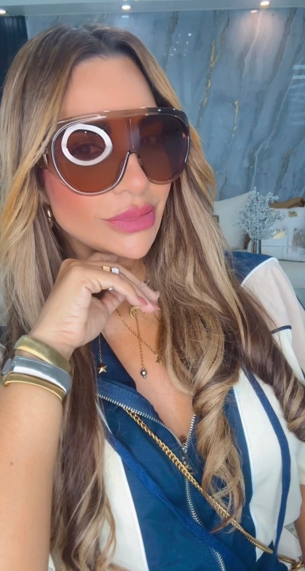 PRDA Brown Sunglasses (kit completo)