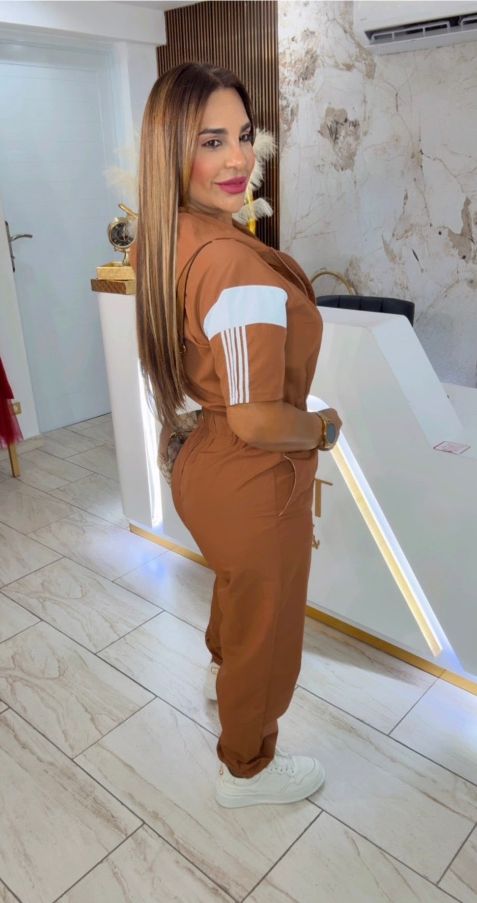 Marrakech Brown Jumpsuit (spandex)