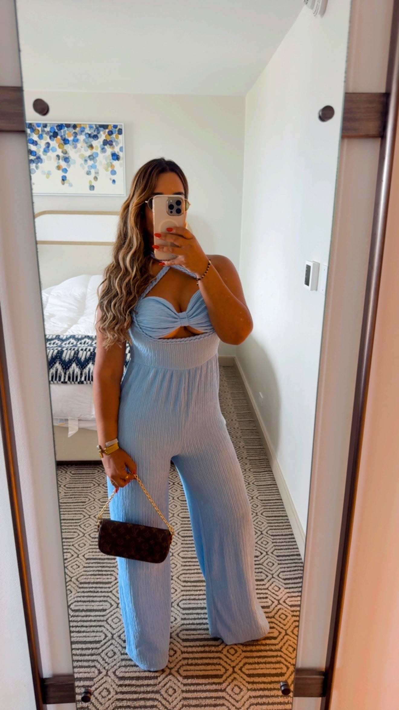 El Conquistador Blue Jumpsuit (spandex)