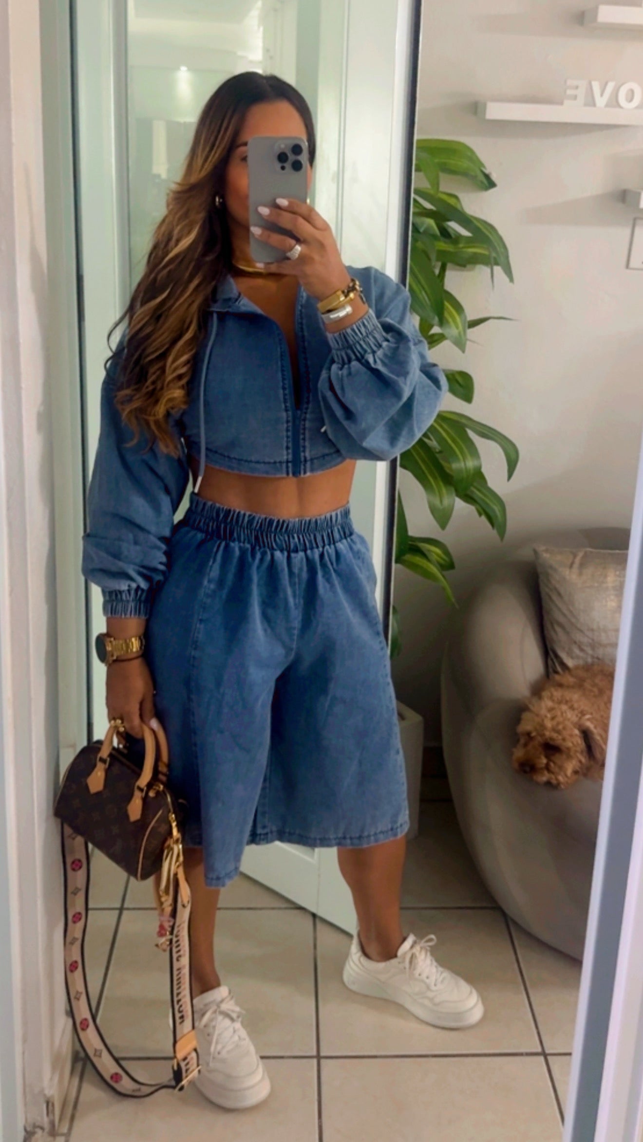 Bermuda Denim Set (spandex)