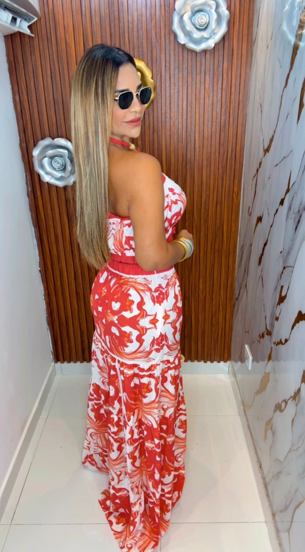 Sol Caribe Skirt Set (spandex)
