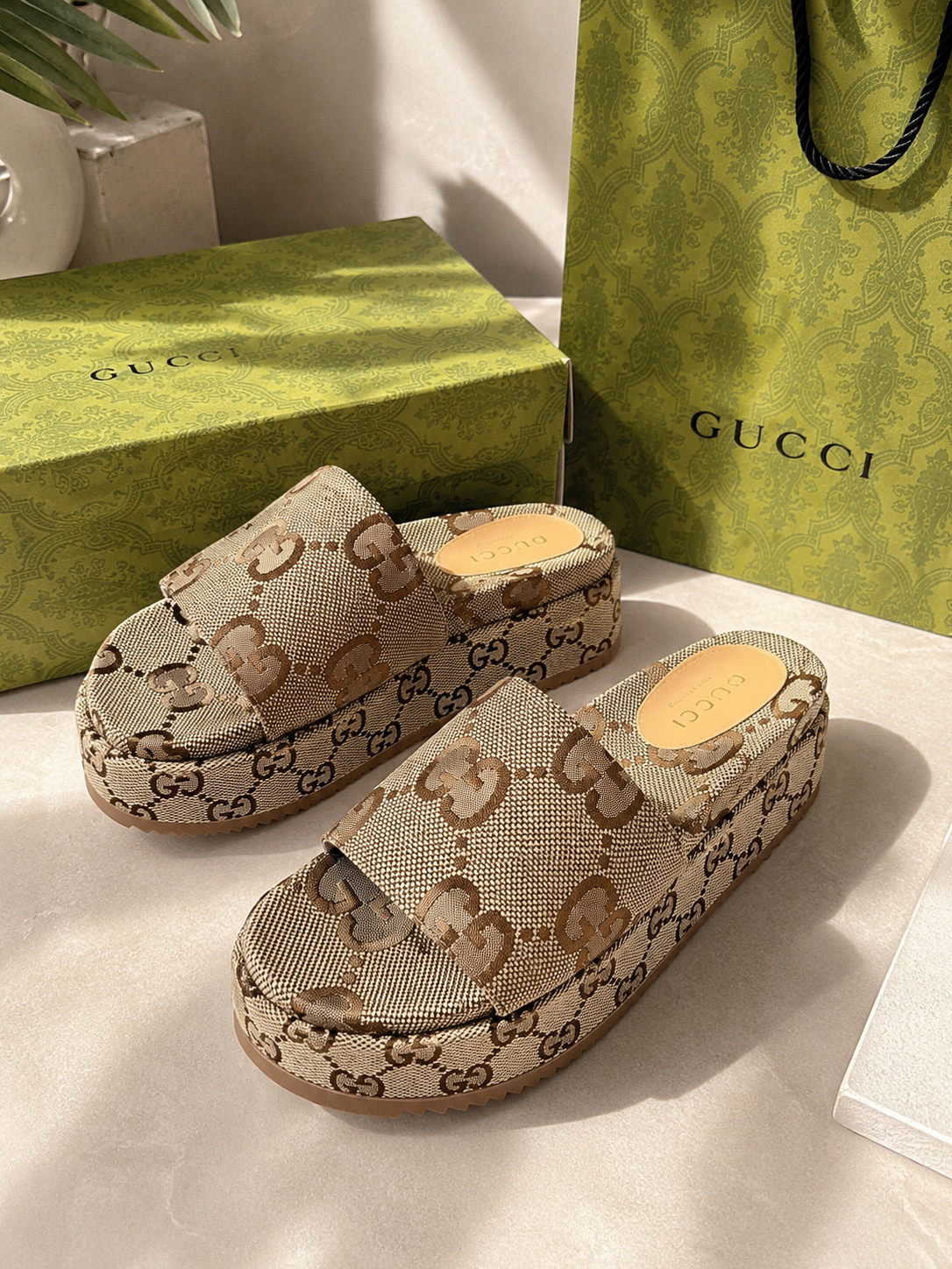 GG Platforms Sandals