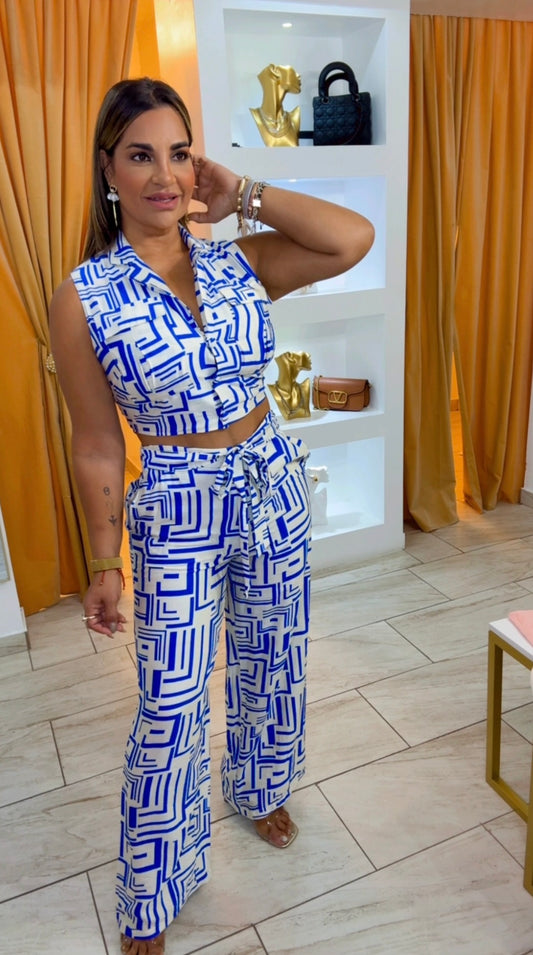 Zanzíbar Vest Set (el pantalón tiene elástico en cintura) utilicé talla M