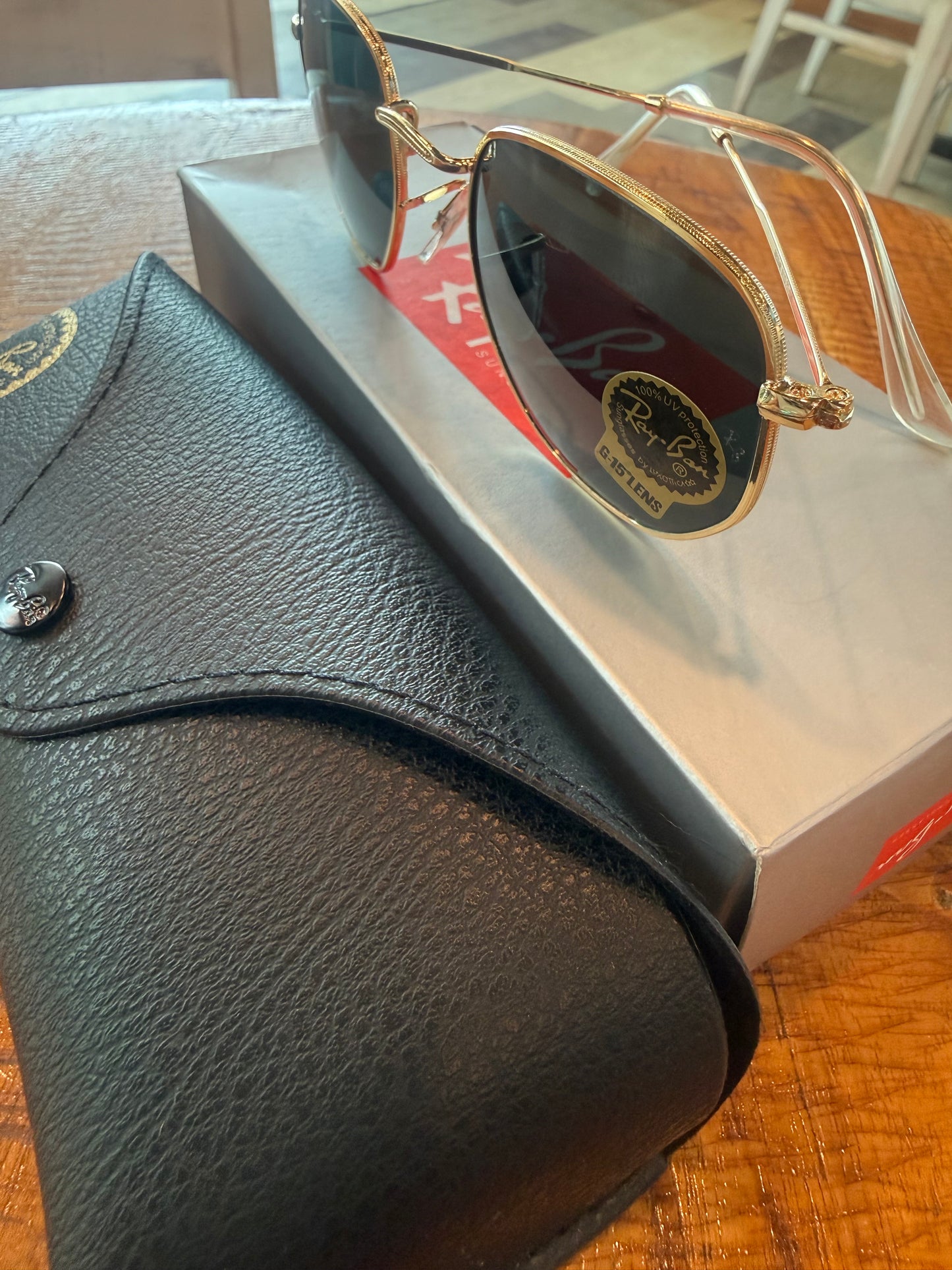 RB Gold Sunglasses (Kit Completo)