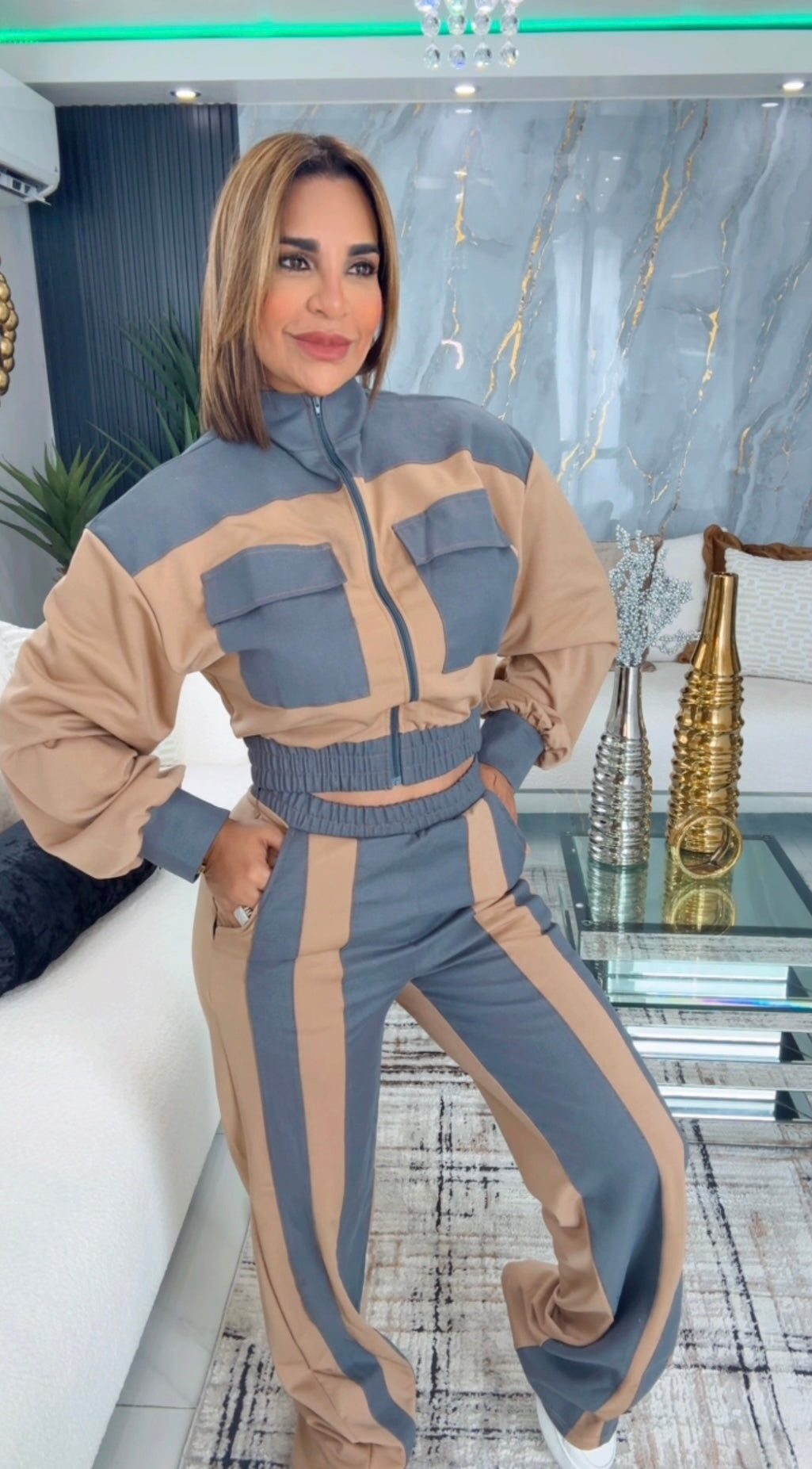 Barcelona Pant Set (spandex) utilicé talla M