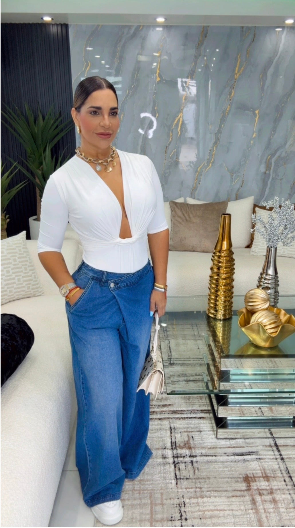 Restock Vibrant Denim Pant (botón de lado) utilicé Small/ llegan el próximo Viernes