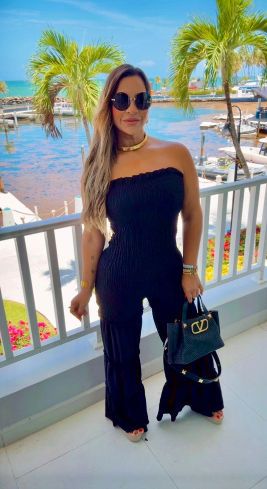 Canarias Black Jumpsuit (stretch)