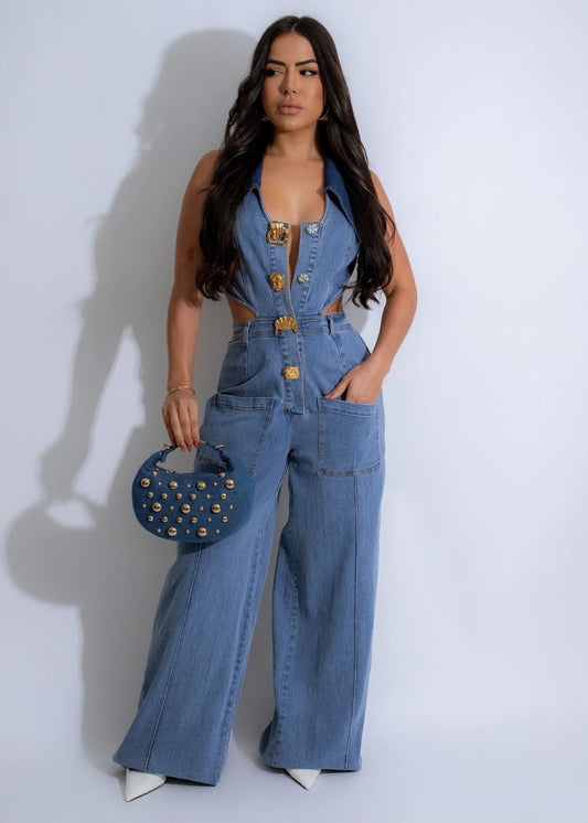 Bayside Denim Jumpsuit