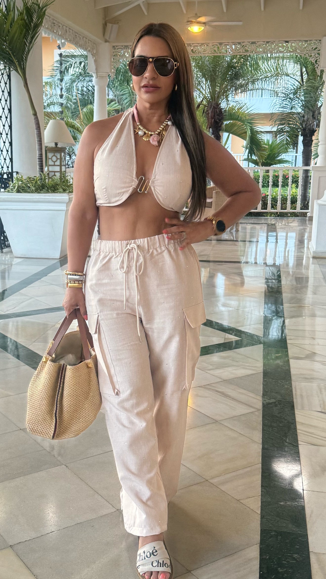 Ámbar Luxury Beige Set (utilicé talla Médium)