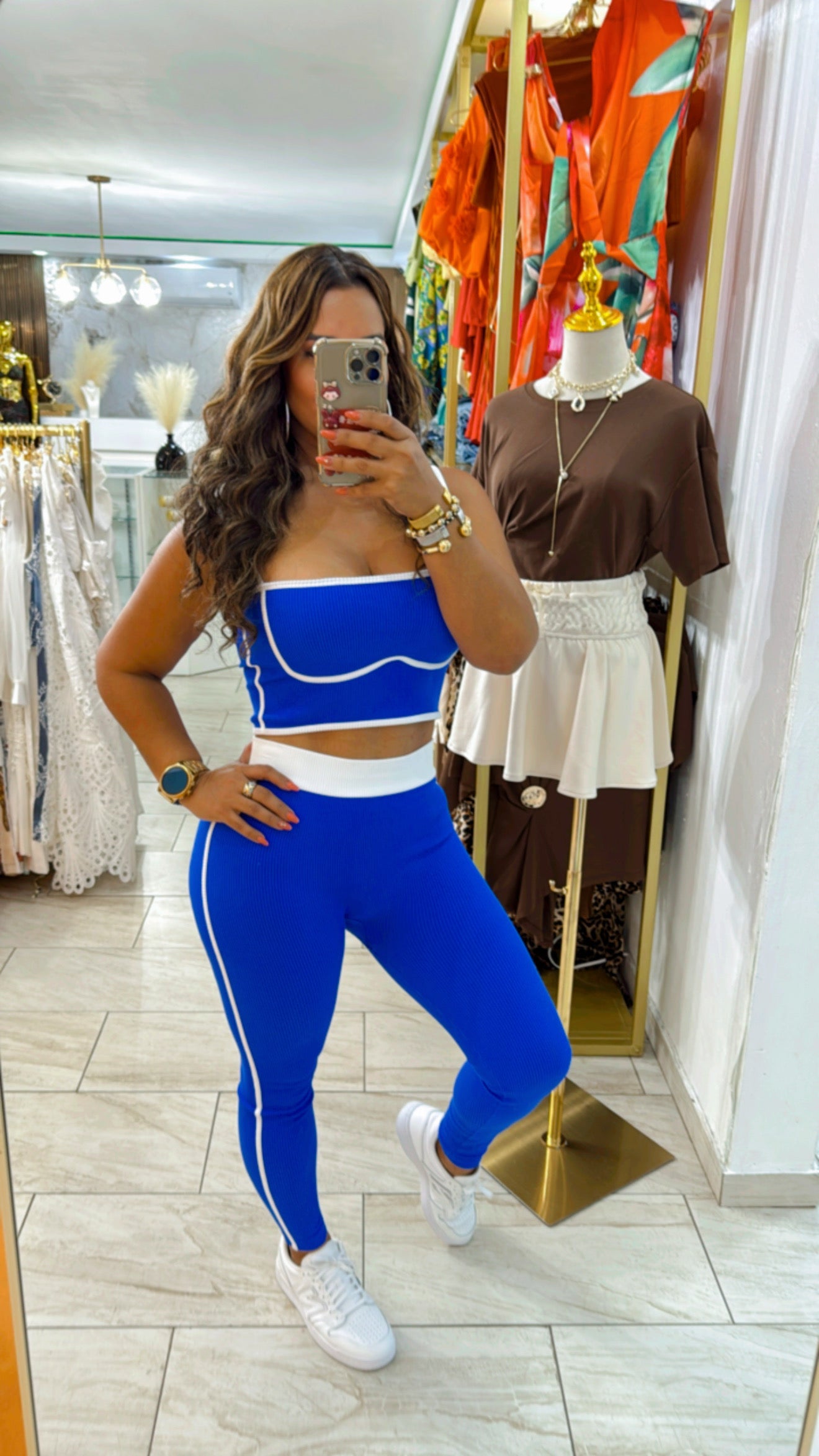 Basic Royal Blue (stretch) utilicé talla M/L