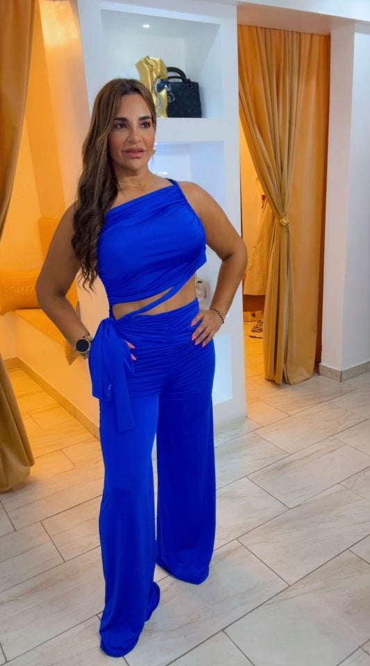 Sienna Royal Blue Jumpsuit (stretch)
