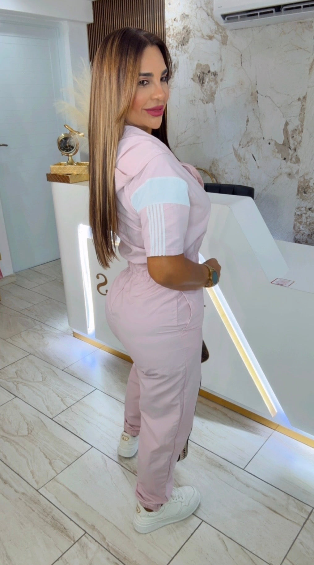 Marrakech Pink Jumpsuit (spandex)