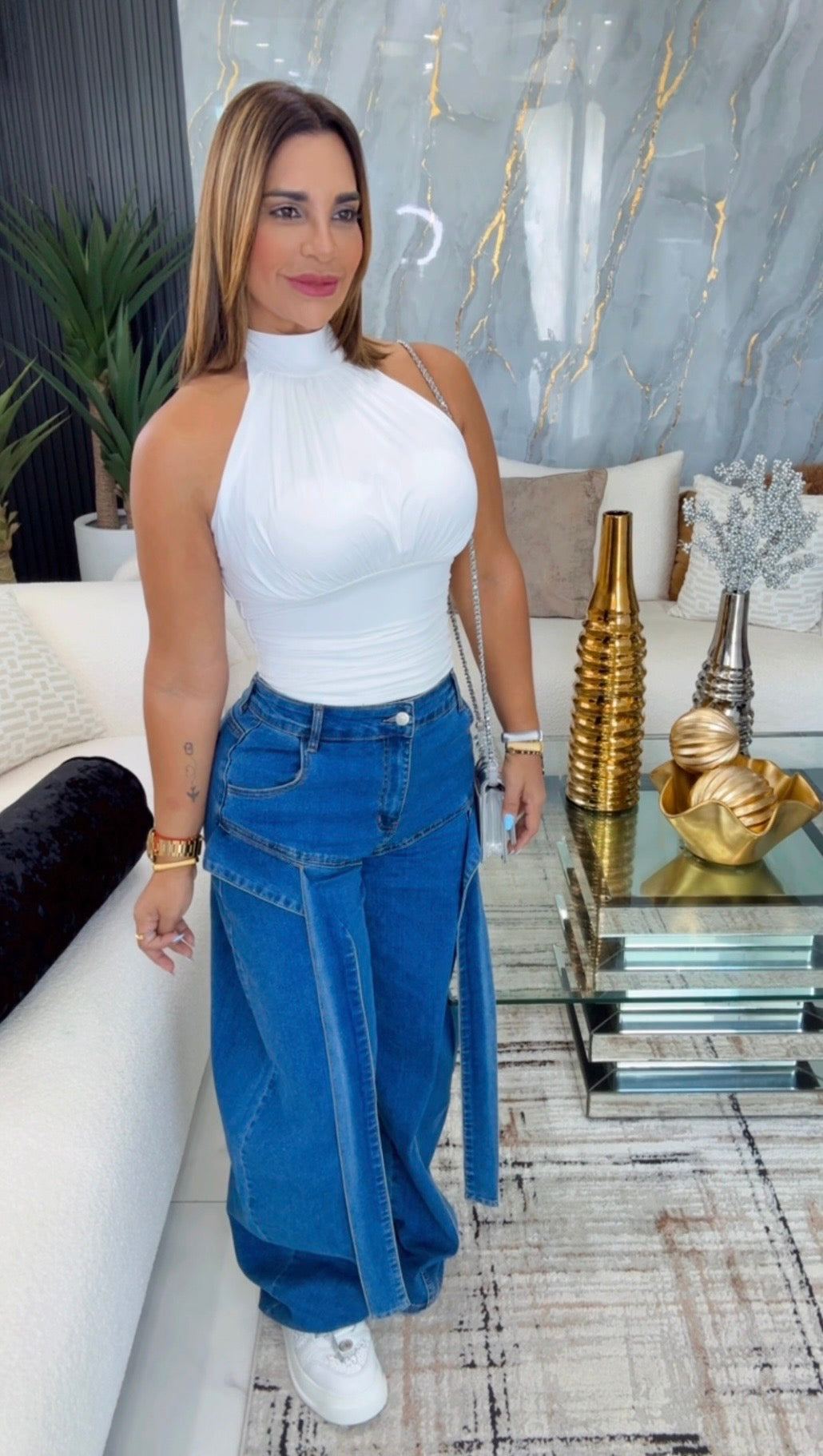 Austin Denim Pant (súper spandex) utilicé talla Médium