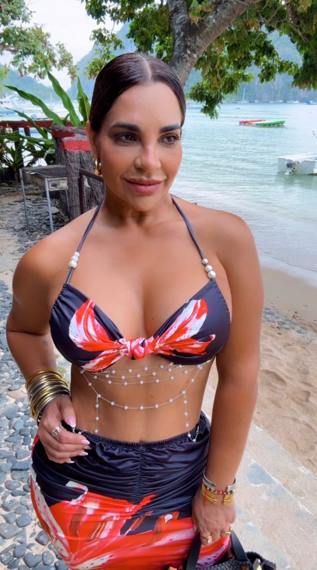 Flor de Maga Pearl Dress 2 en 1 (set)  (stretch)