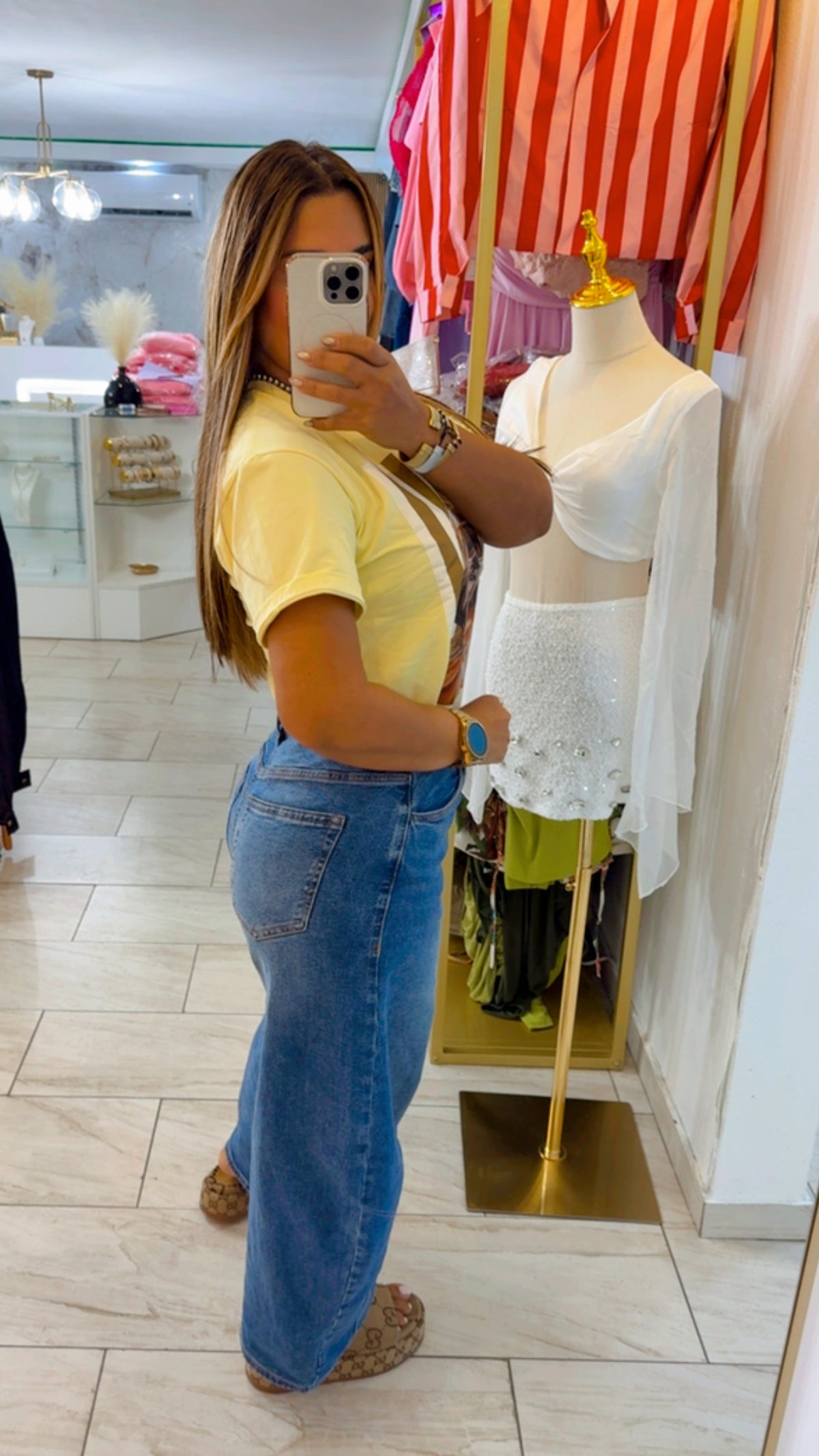 Vibrant Barrel Jean (spandex)