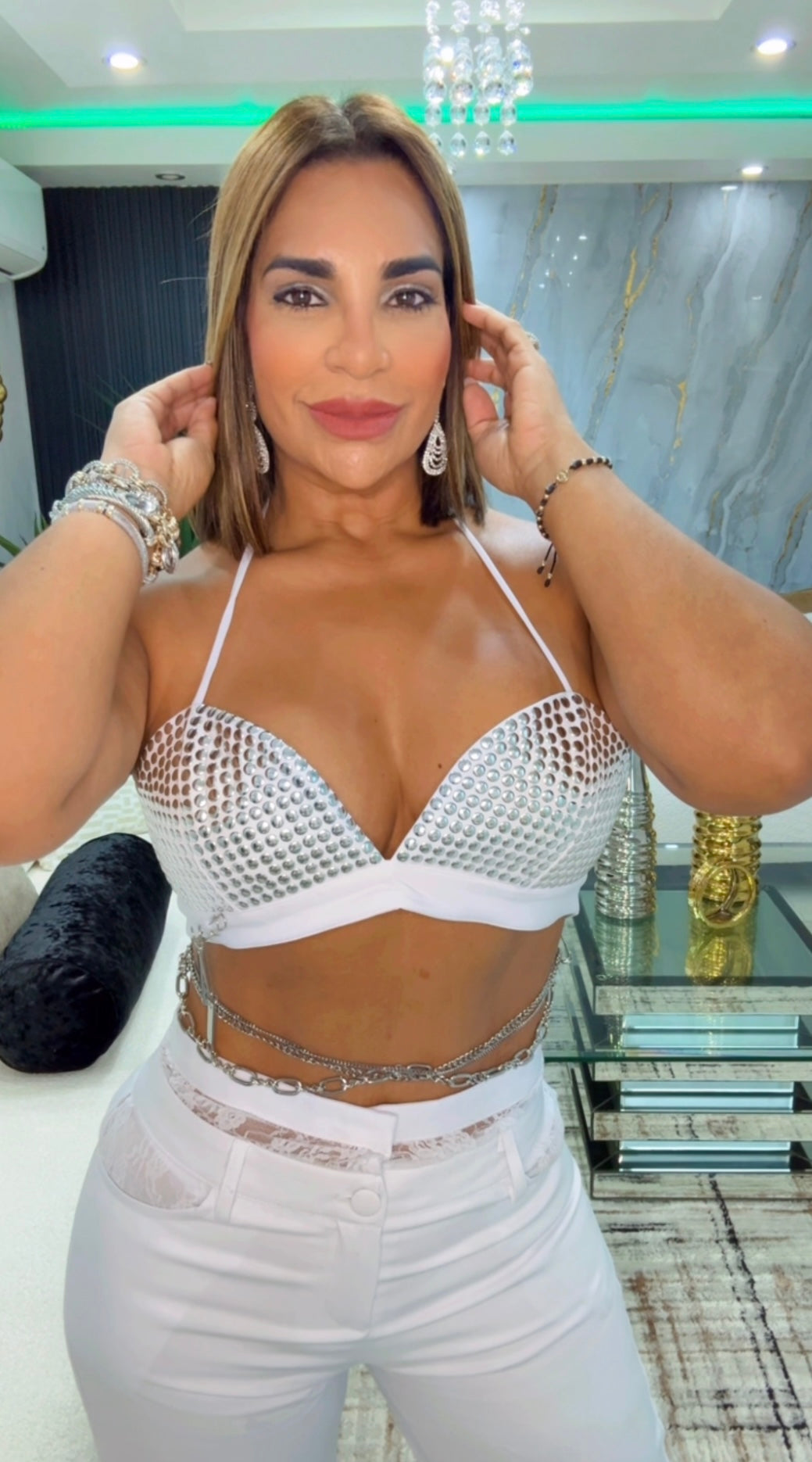 Luxury White Top (utilicé talla M)