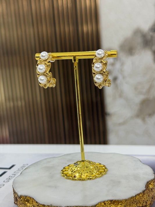 Valera Pearls Earrings (Stainless Steel)