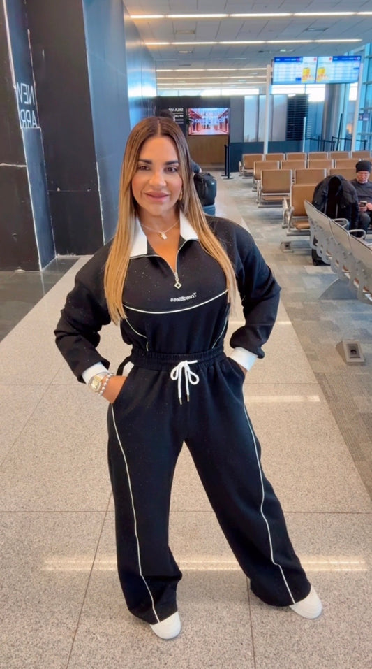 Trend Glow Black Travel Set (spandex)