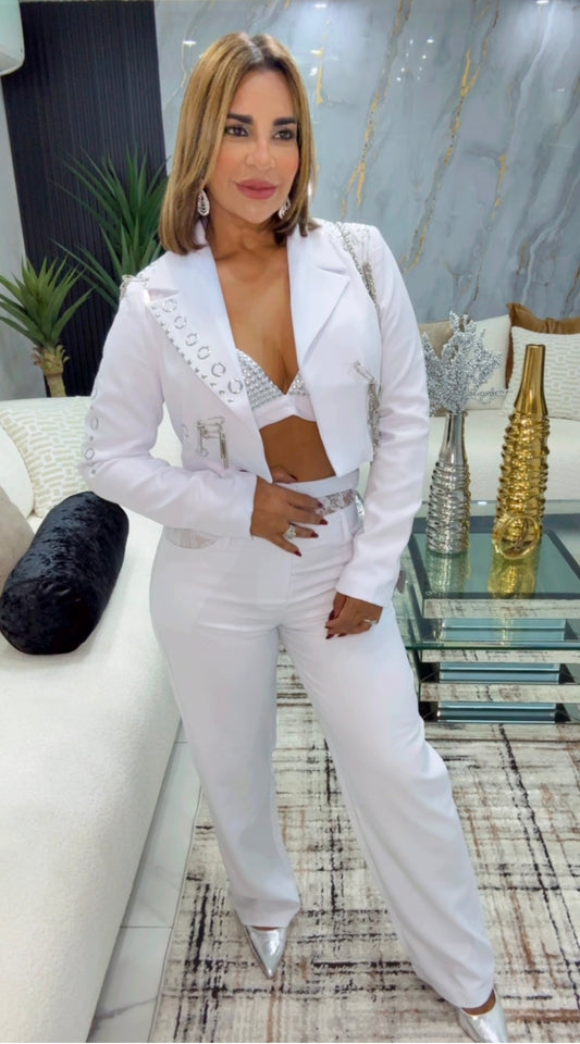 Luxury White Blazer (utilicé talla M)