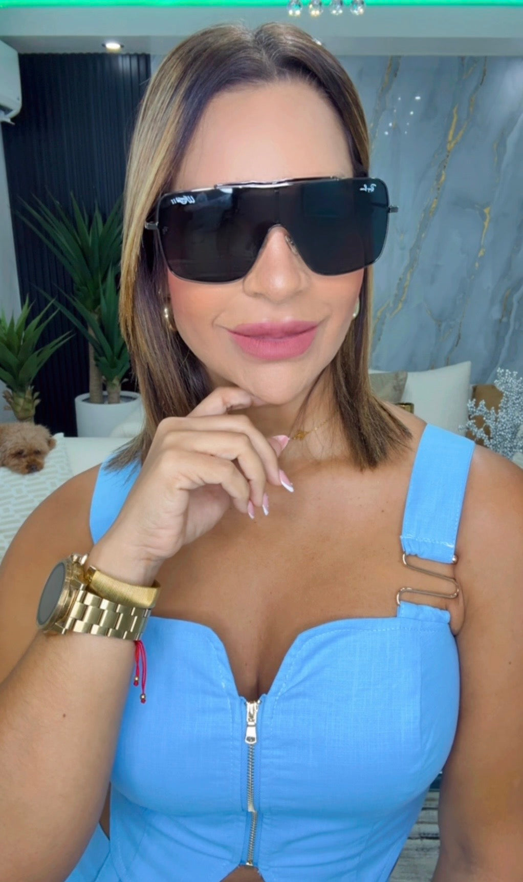 RB Wing Black Sunglasses (Kit Completo)