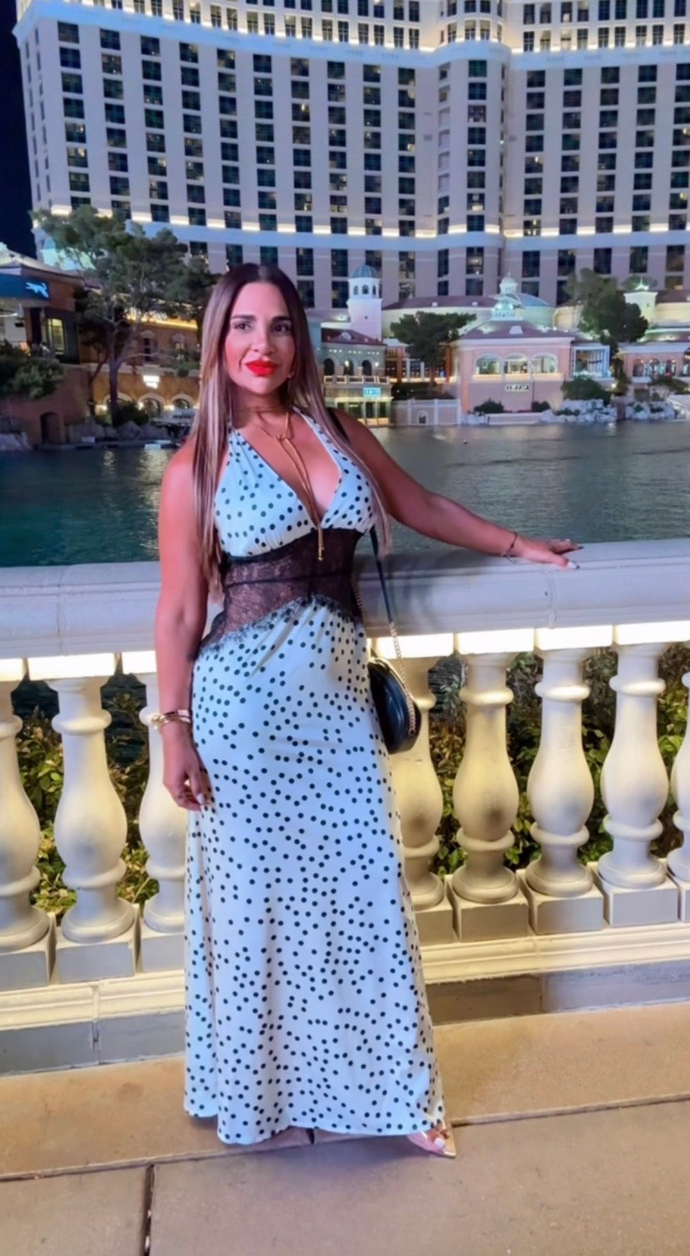Restock Bellagio Polka Dots Dress (utilicé M) Llegan el sábado